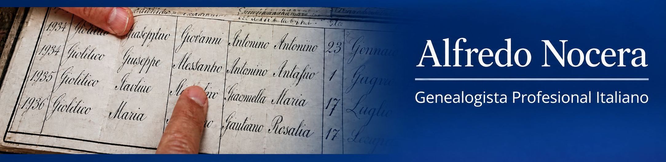 Alfredo Nocera Partida de nacimiento .. indicaciones de paternidad y maternidad