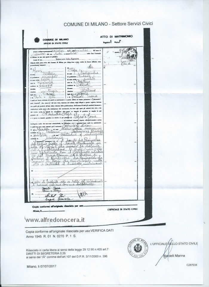 COPIA COMPLETA DEL ACTA DE MATRIMONIO COPIA COMPLETA DEL ACTA DE MATRIMONIO